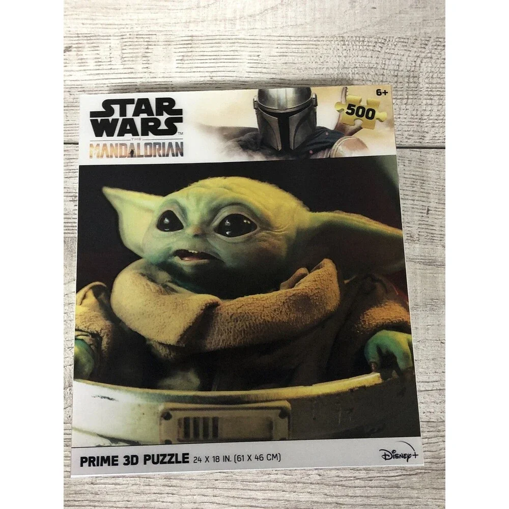 Star Wars The Child Baby Yoda Grogu Prime 3D Puzzle 24'x18' The Mandalorian NEW